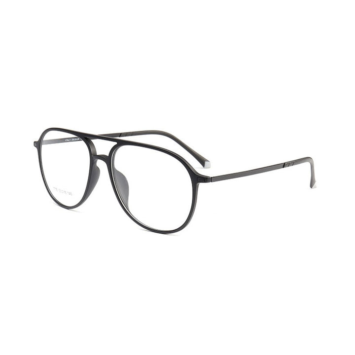Reven Jate Unisex Full Rim Oval Acetate Eyeglasses 1116 Full Rim Reven Jate