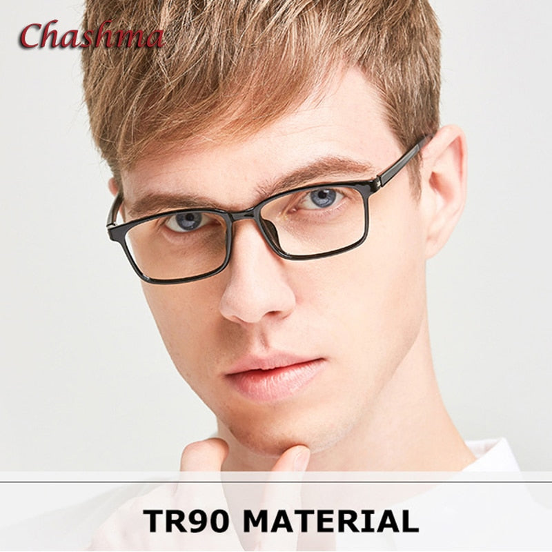 Chashma Ochki Unisex Full Rim Square Tr 90 Titanium Eyeglasses 5106 Full Rim Chashma Ochki