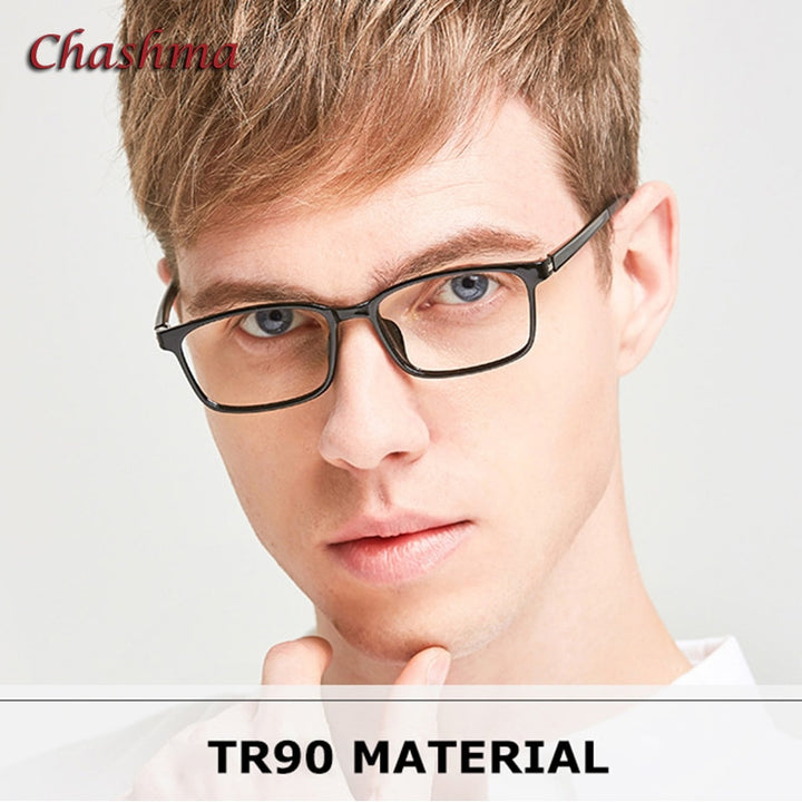 Chashma Ochki Unisex Full Rim Square Tr 90 Titanium Eyeglasses 5106 Full Rim Chashma Ochki