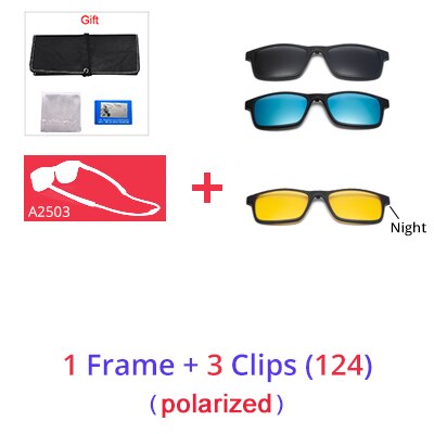 Ralferty Women's Full Rim Square Acetate Reading Glasses Clip On Sunglasses A2503 Reading Glasses Ralferty