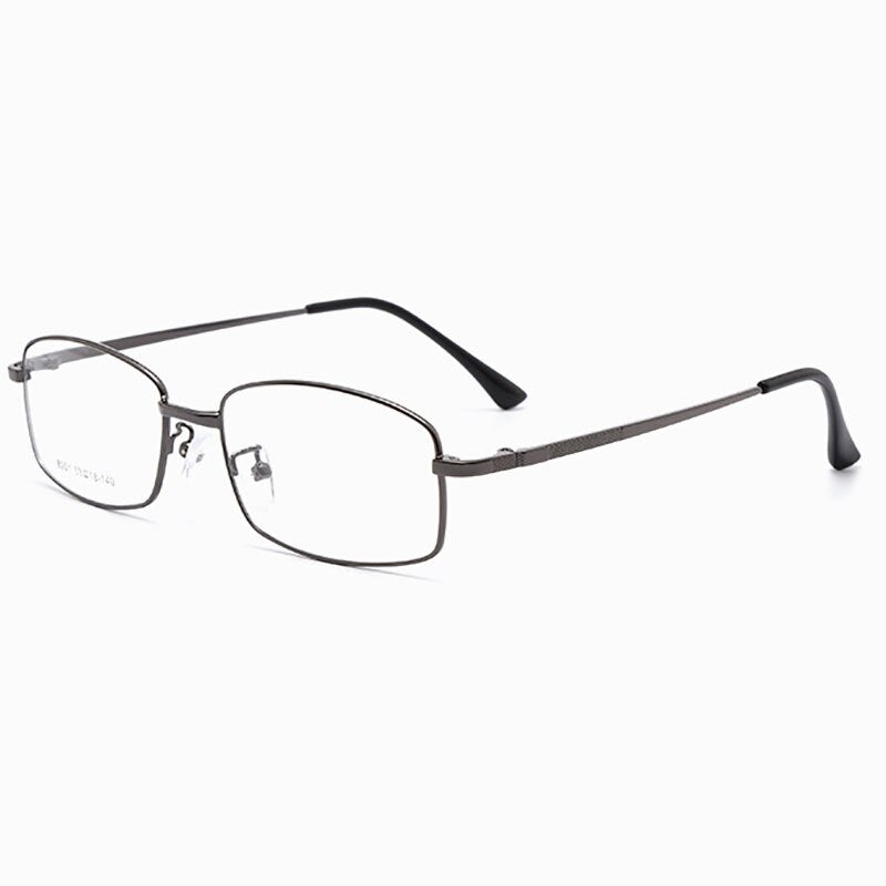 Hotochki Men's Full Rim Titanium Alloy Frame Eyeglasses 8201 Full Rim Hotochki gray
