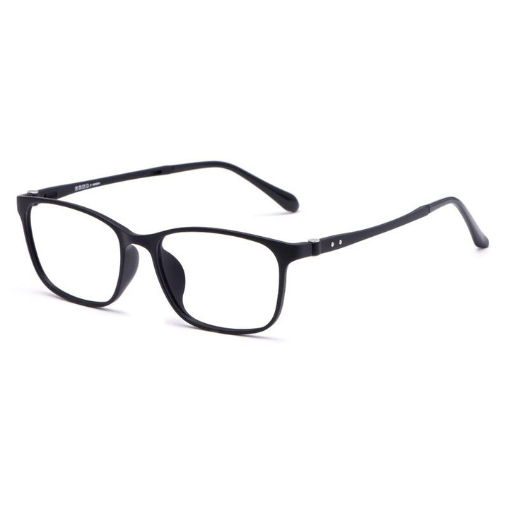 Yimaruili Unisex Full Rim Ultem/Steel Frame Eyeglasses 1939TR Full Rim Yimaruili Eyeglasses Black