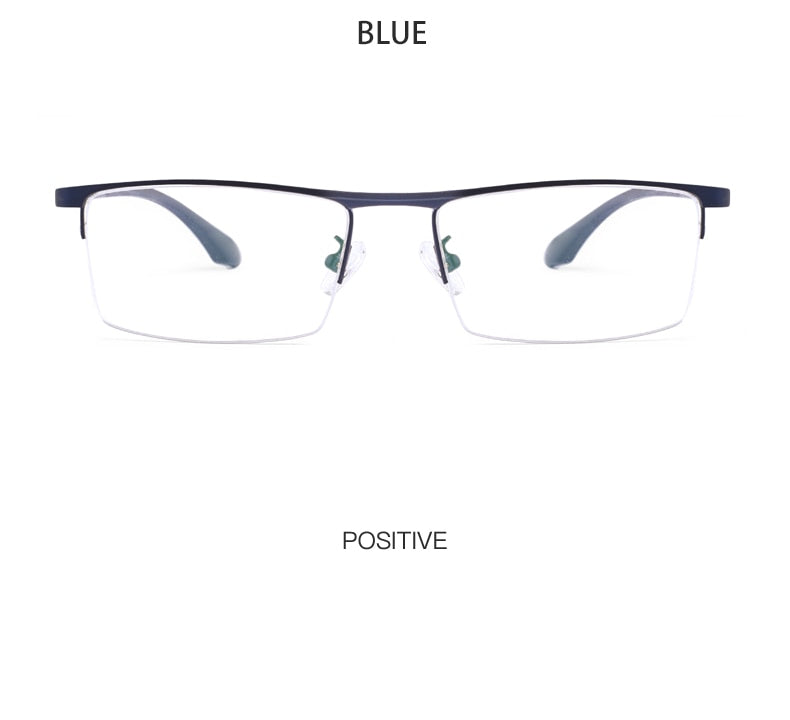 Hotochki Unisex Semi Rim Alloy Frame Eyeglasses P9001 Semi Rim Hotochki