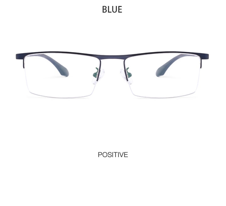 Hotochki Unisex Semi Rim Alloy Frame Eyeglasses P9001 Semi Rim Hotochki
