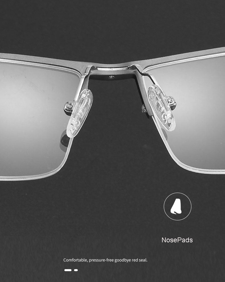 Hotochki Unisex Semi Rim Aluminum Magnesium Alloy Frame Eyeglasses 6331 Semi Rim Hotochki