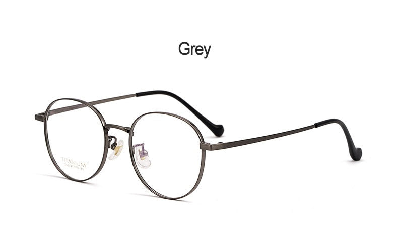 Hotochki Unisex Full Rim Polygon Beta Titanium Frame Eyeglasses 3933 Full Rim Hotochki