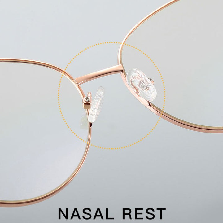 Hotochki Women's Full Rim Cat Eye Alloy Frame Eyeglasses 3001 Full Rim Hotochki