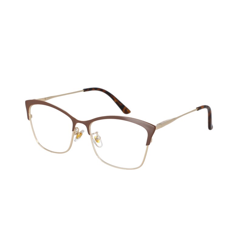 CCspace Women's Full Rim Square Cat Eye Tr 90 Alloy Frame Eyeglasses 51097 Full Rim CCspace