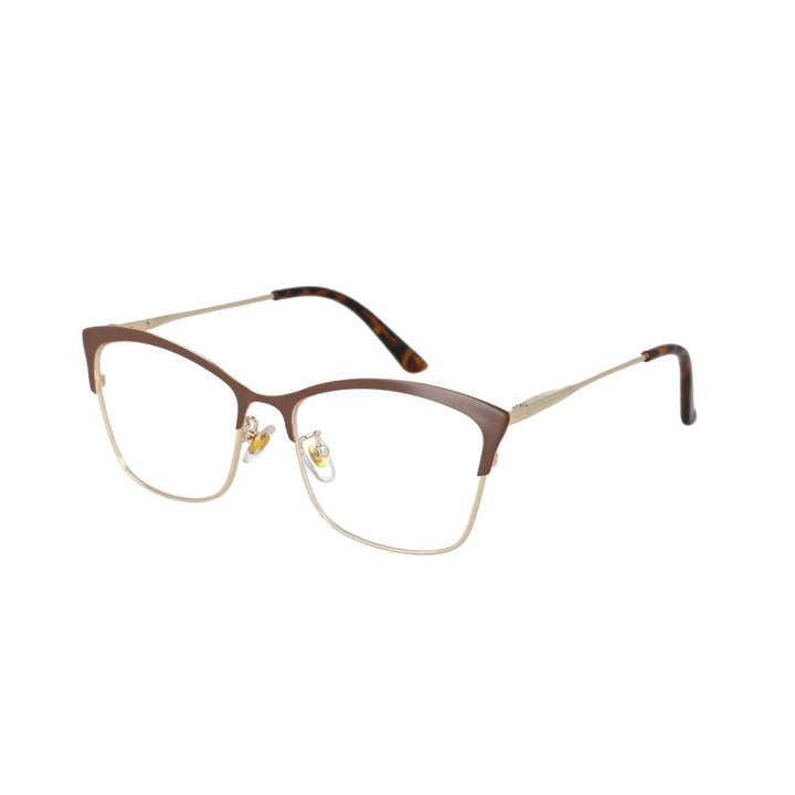 CCspace Women's Full Rim Square Cat Eye Tr 90 Alloy Frame Eyeglasses 51097 Full Rim CCspace