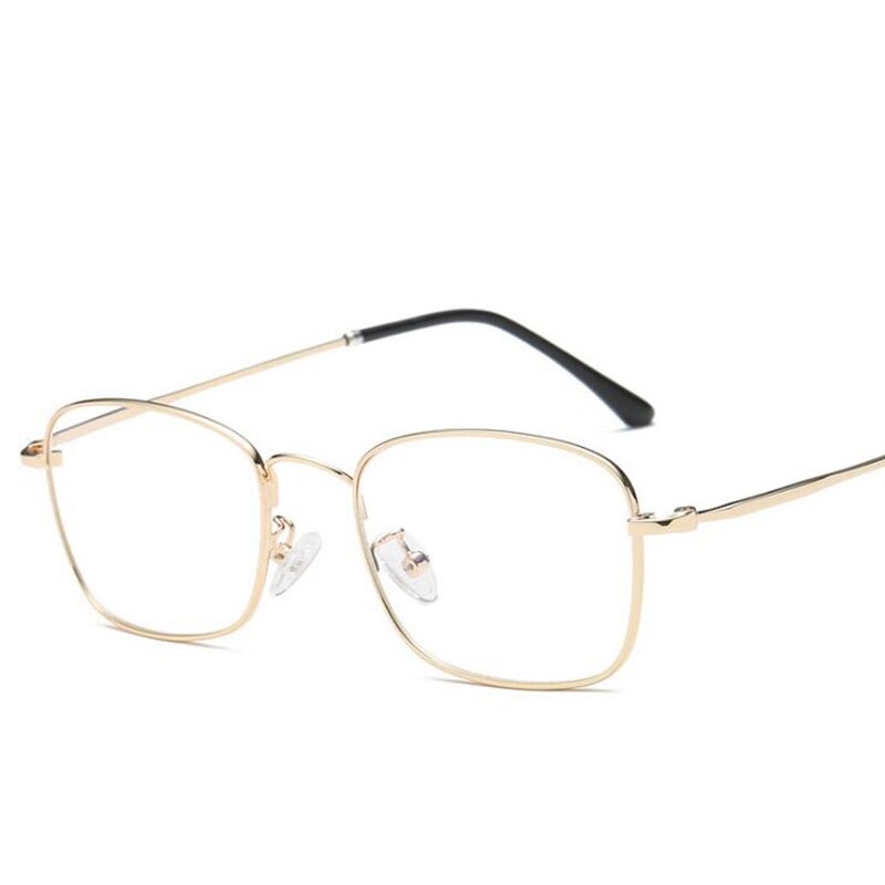 Hotochki Unisex Full Rim Alloy Frame Eyeglasses 5206 Full Rim Hotochki gold