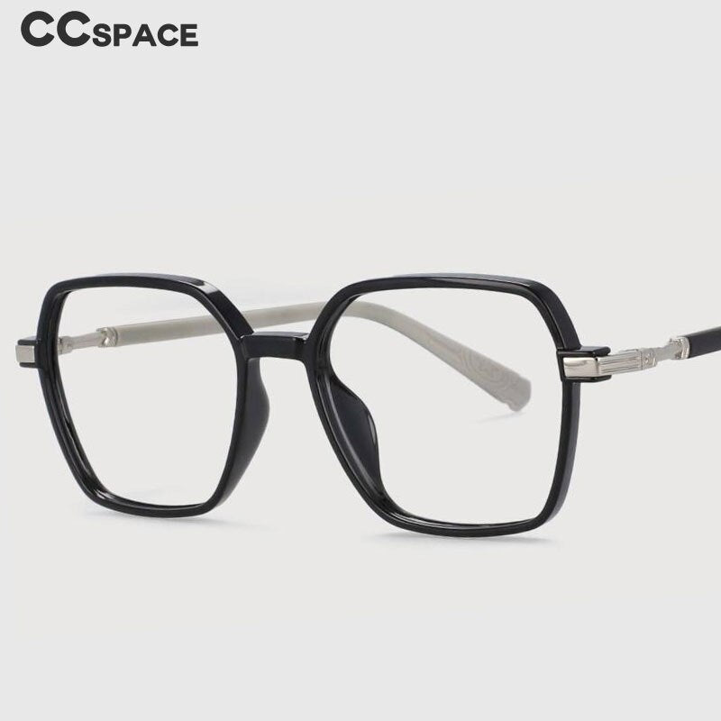 CCspace Children's Unisex Full Rim Square Tr 90 Titanium Frame Eyeglasses 53970 Full Rim CCspace