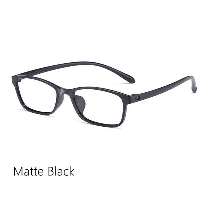 Yimaruili Unisex Full Rim Square Tr 90 Eyeglasses X1x2 Full Rim Yimaruili Eyeglasses WOMEN Matte Black