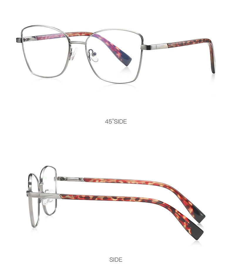 Hotochki Unisex Full Rim Square Alloy Frame Eyeglasses 3010 Full Rim Hotochki