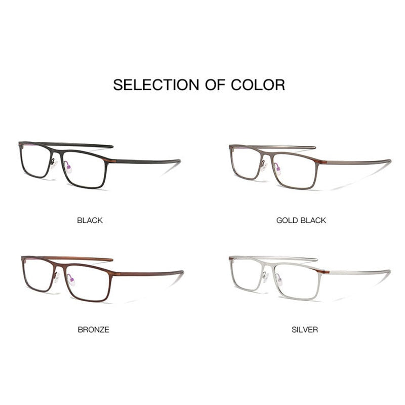 Hotochki Unisex Full Rim Nickel Alloy PC Plastic Resin Frame Eyeglasses 5138 Full Rim Hotochki