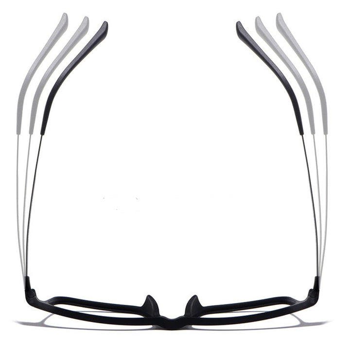 Yimaruili Unisex Full Rim Small Square Titanium Eyeglasses HR3058 Full Rim Yimaruili Eyeglasses