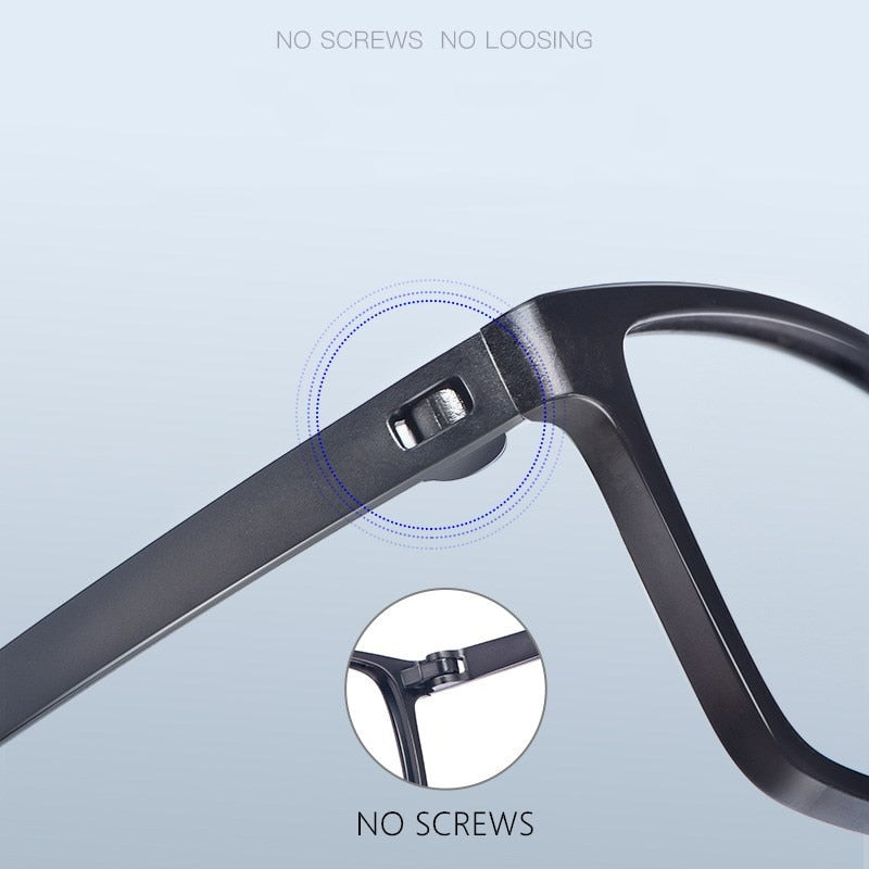 Yimaruili Unisex Full Rim Square Tr 90 Eyeglasses X1x2 Full Rim Yimaruili Eyeglasses