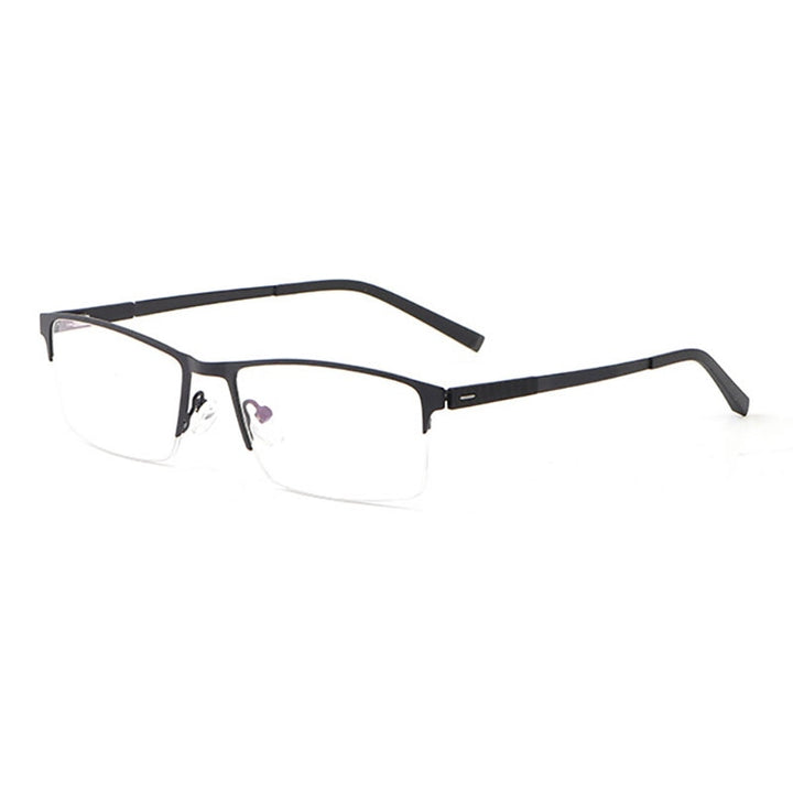 Hotochki Unisex Semi Rim Square Alloy Frame Eyeglasses 8839 Semi Rim Hotochki black