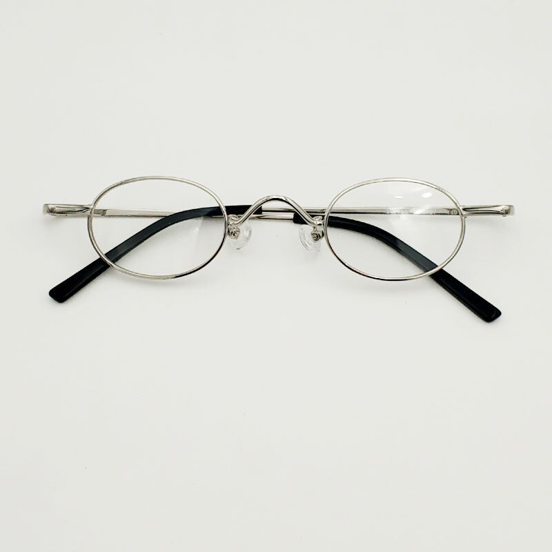 Yujo Unisex Full Rim Small Round Alloy Eyeglasses Y035 Full Rim Yujo
