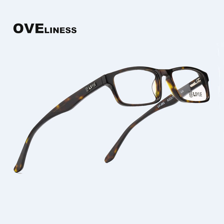 Oveliness Unisex Full Rim Square Acetate Eyeglasses Lg001 Full Rim Oveliness