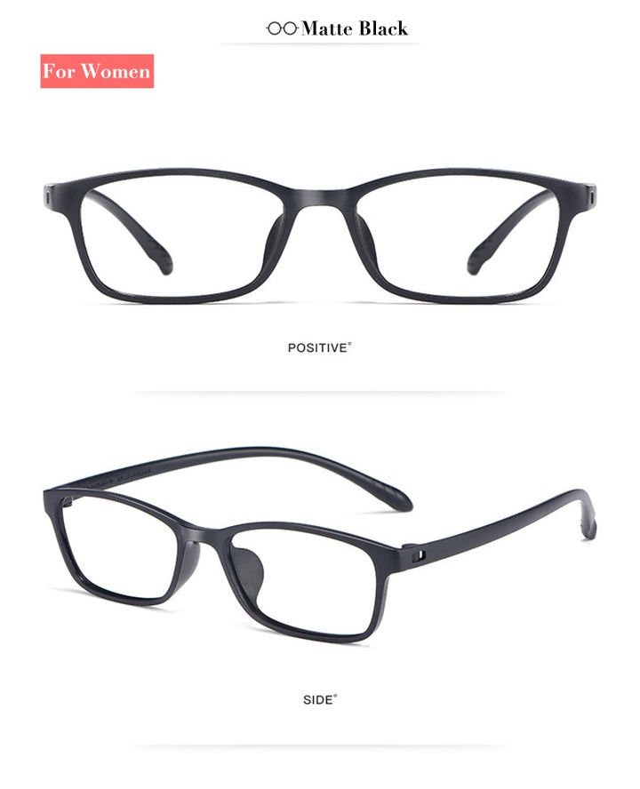 Hotochki Unisex Full Rim TR-90 Resin Frame Eyeglasses X1x2 Full Rim Hotochki