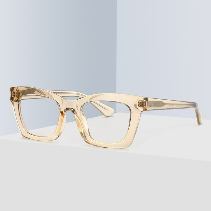 Gmei Women's Full Rim TR 90 Titanium Cat Eye Frame Eyeglasses 2016 Full Rim Gmei Optical