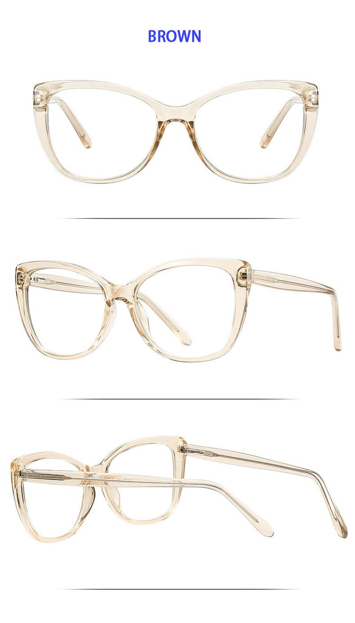 Hotochki Women's Full Rim PC Plastic Resin Frame Eyeglasses 2005 Full Rim Hotochki