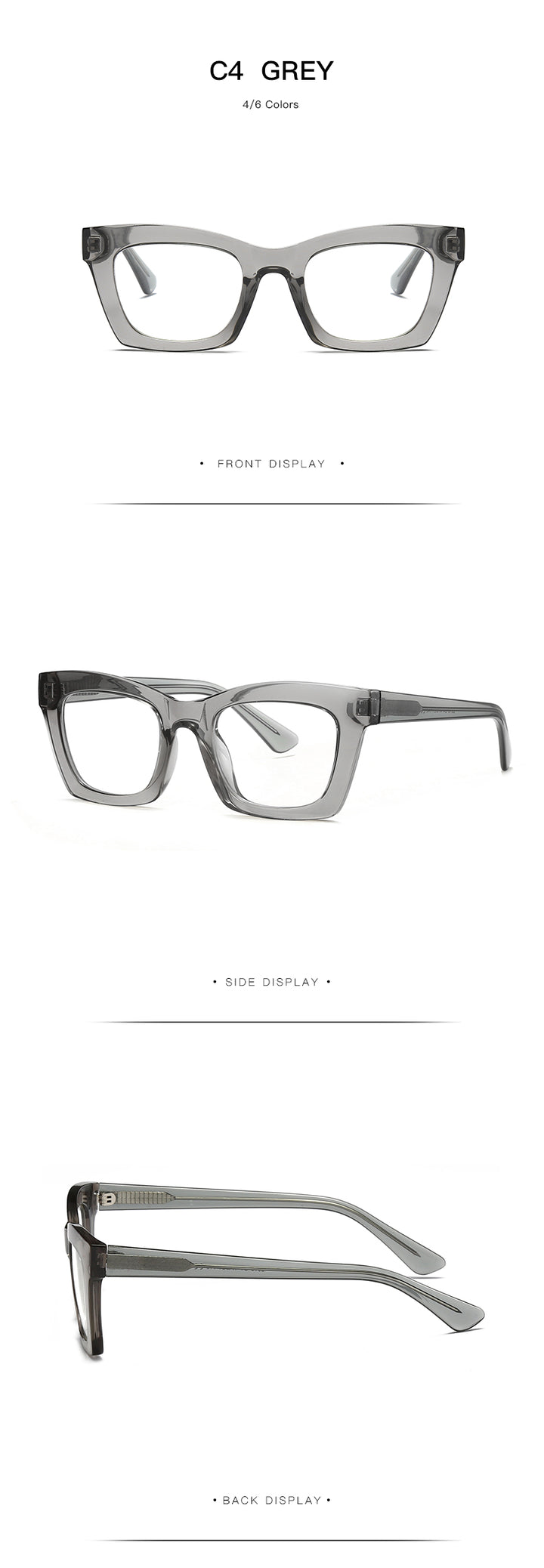 Gmei Women's Full Rim TR 90 Titanium Cat Eye Frame Eyeglasses 2016 Full Rim Gmei Optical