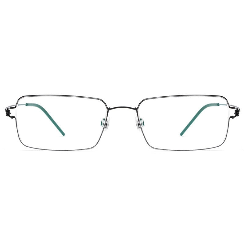 Yimaruili Unisex Full Rim Screwless Titanium Alloy Frame Eyeglasses 28606 Full Rim Yimaruili Eyeglasses