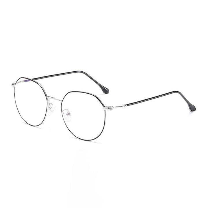 Hotony Unisex Full Rim Polygonal Alloy Frame Eyeglasses 1905 Full Rim Hotony
