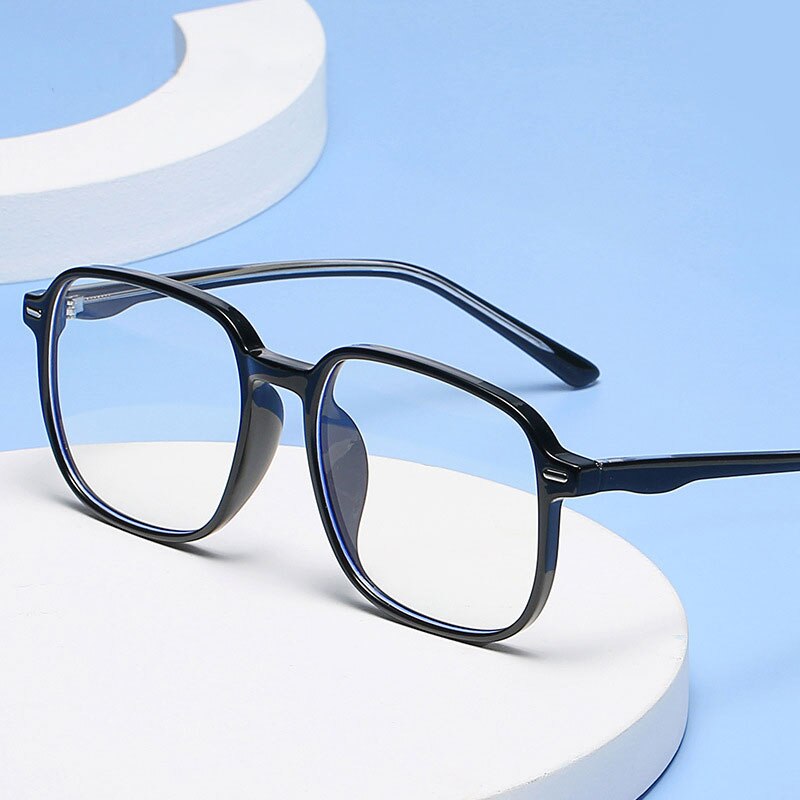 Handoer Unisex Full Rim Square Tr 90 Eyeglasses 8821 Full Rim Handoer