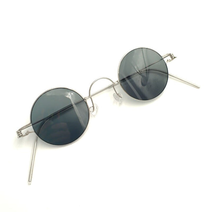 Yujo Handcrafted Screwless Round Stainless Steel Eyeglasses Y001 Full Rim Yujo