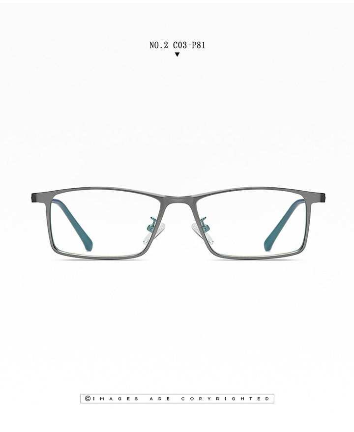 Hotochki Men's Full Rim TR-90 Resin Alloy Frame Eyeglasses T316 Full Rim Hotochki