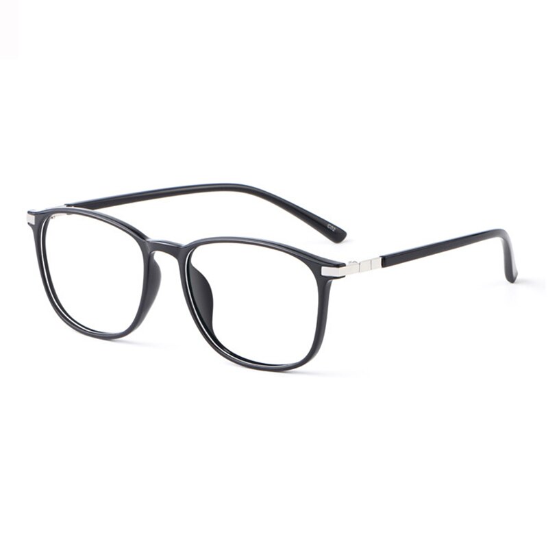 Hotony Women's Full Rim Square Acetate Frame Eyeglasses 6621 Full Rim Hotony black