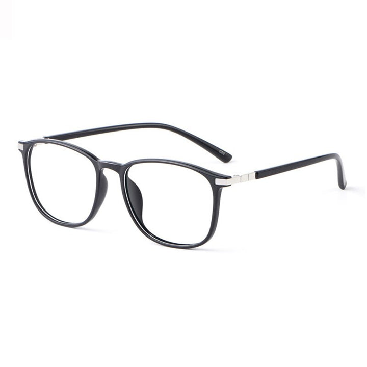 Hotony Women's Full Rim Square Acetate Frame Eyeglasses 6621 Full Rim Hotony black