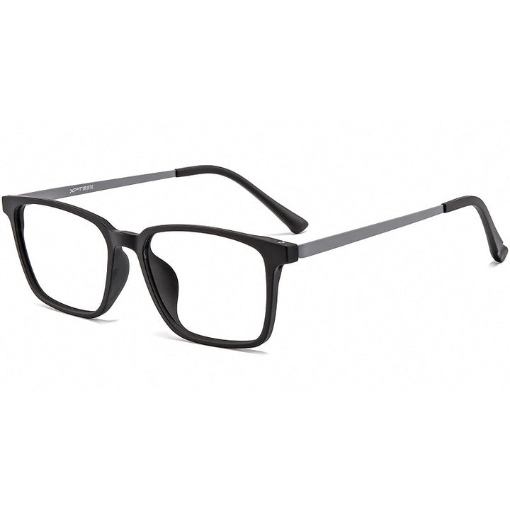 Yimaruili Men's Full Rim Square Titanium Frame Eyeglasses 9822 Full Rim Yimaruili Eyeglasses
