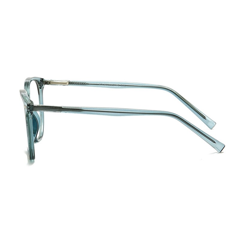 Handoer Unisex Full Rim Round Square Tr 90 Eyeglasses 203 Full Rim Handoer