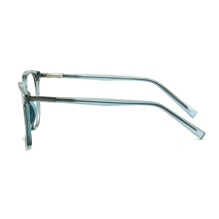 Handoer Unisex Full Rim Round Square Tr 90 Eyeglasses 203 Full Rim Handoer