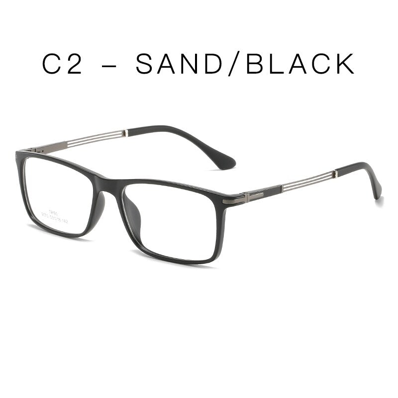 Hotochki Unisex Full Rim Aluminum Magnesium Frame Eyeglasses 9170 Full Rim Hotochki C2
