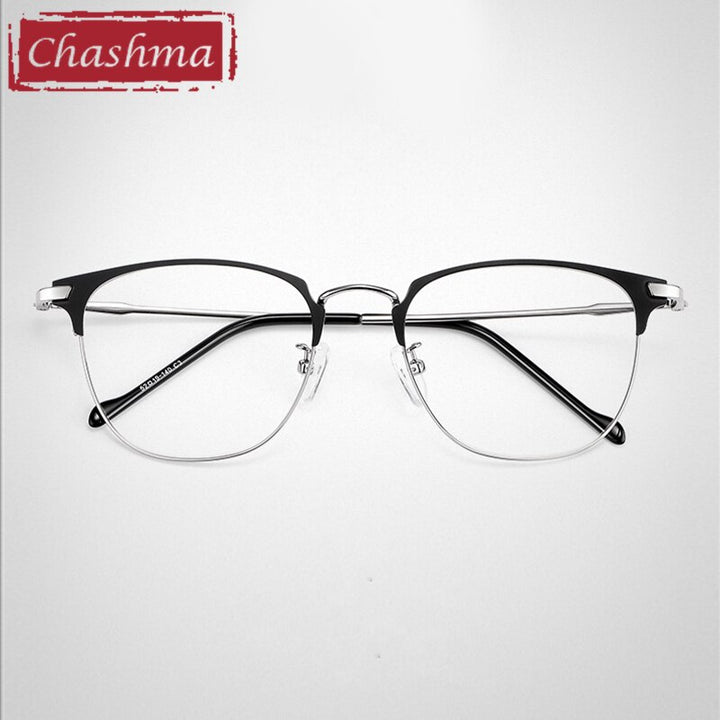 Chashma Ottica Unisex Full Rim Square Round Alloy Eyeglasses 3389 Full Rim Chashma Ottica