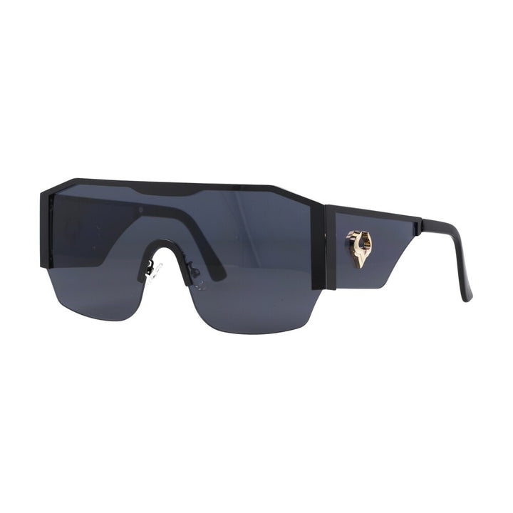 CCspace Women's Full Rim Oversized Square Resin Frame Sunglasses 53016 Sunglasses CCspace Sunglasses Black 53016