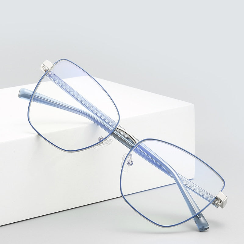 Hotochki Women's Full Rim Cat Eye Alloy Frame Eyeglasses 3003 Full Rim Hotochki