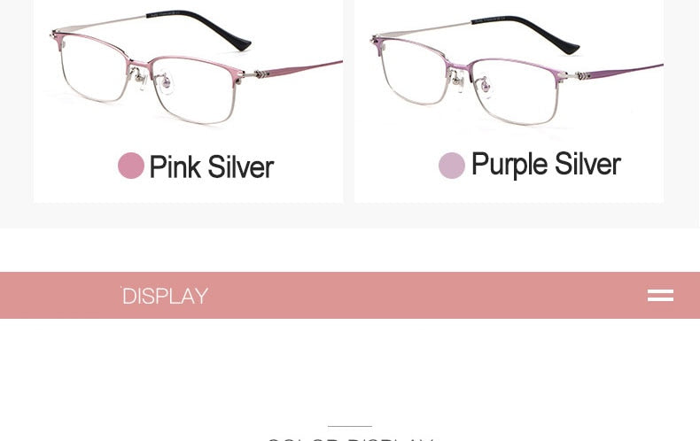 Hotochki Women's Full Rim Titanium Frame Eyeglasses 86061 Full Rim Hotochki