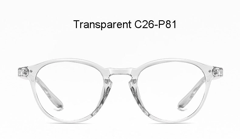 Hotochki Unisex Full Rim Round TR-90 Resin Frame Eyeglasses 2318 Full Rim Hotochki