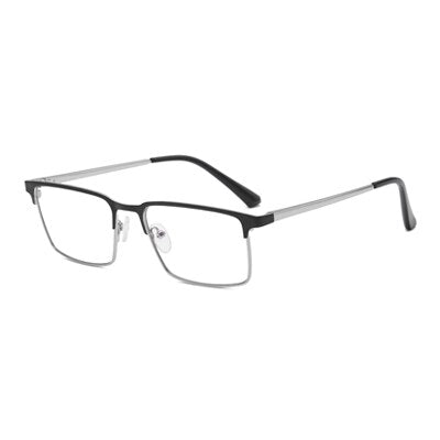 Ralferty Men's Full Rim Square Acetate Alloy Eyeglasses F95899 Full Rim Ralferty C2 Black Gun China