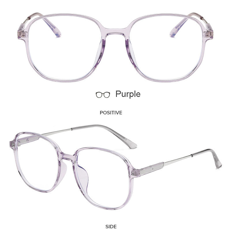 Hotony Unisex Full Rim Polygonal Square TR 90 Resin Frame Eyeglasses 60153 Full Rim Hotony