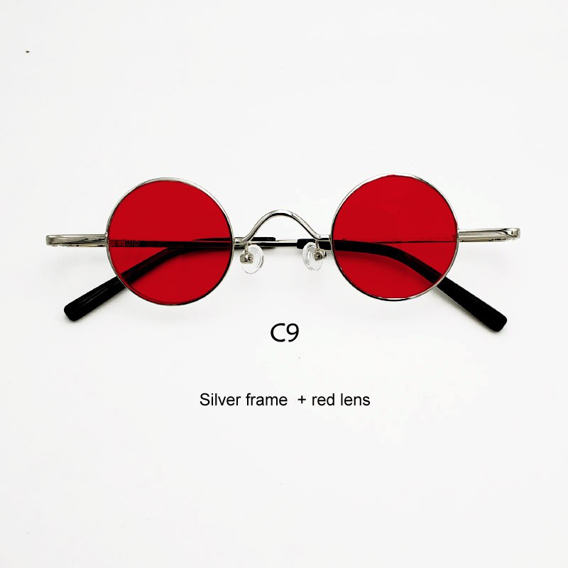 Yujo Unisex Acetate Alloy Small Round Sunglasses Y050 Sunglasses Yujo C9 China