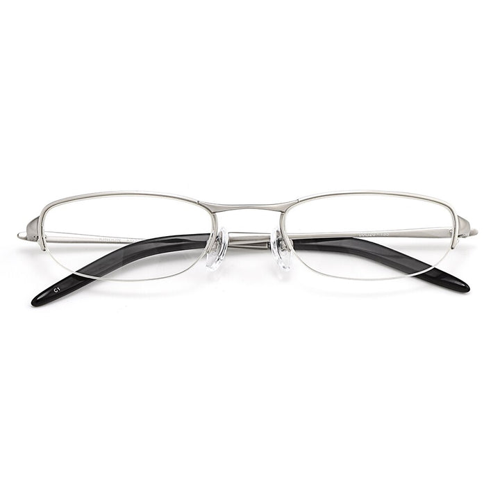 Gmei Women's Eyeglasses Rectangle Semi Rim Pure Titanium W2008 Full Rim Gmei Optical