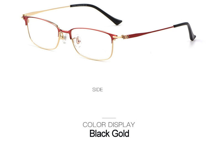 Hotochki Women's Full Rim Titanium Frame Eyeglasses 86061 Full Rim Hotochki