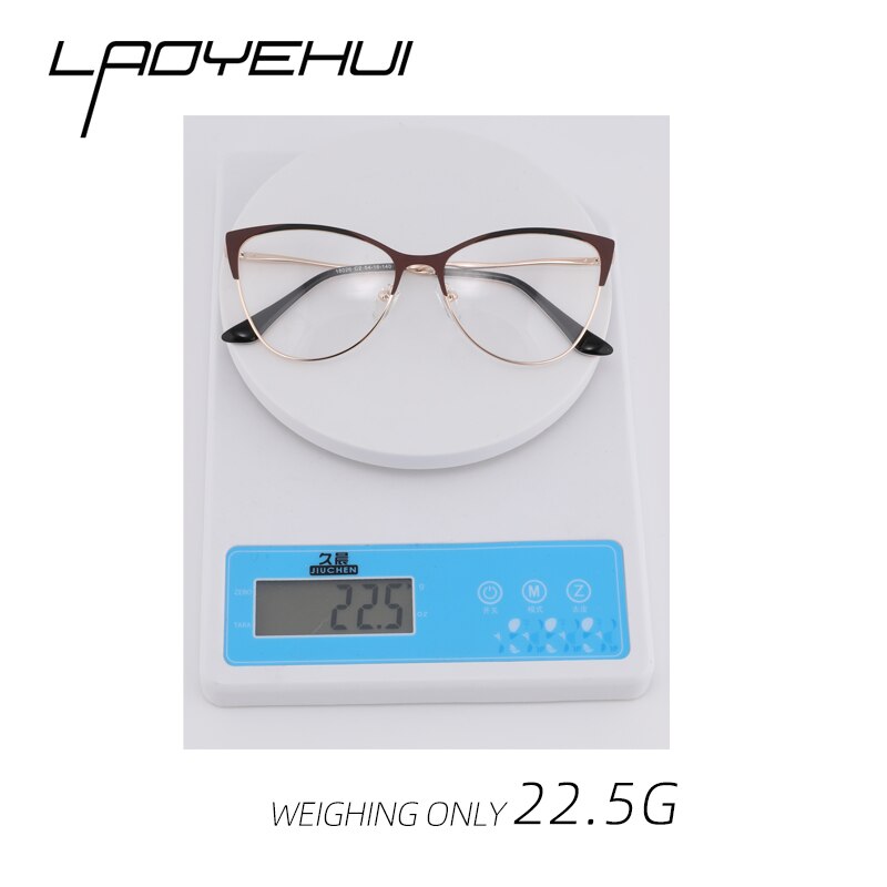 Laoyehui Women's Eyeglasses Cat Eye Alloy Frame 18026 Full Rim Laoyehui