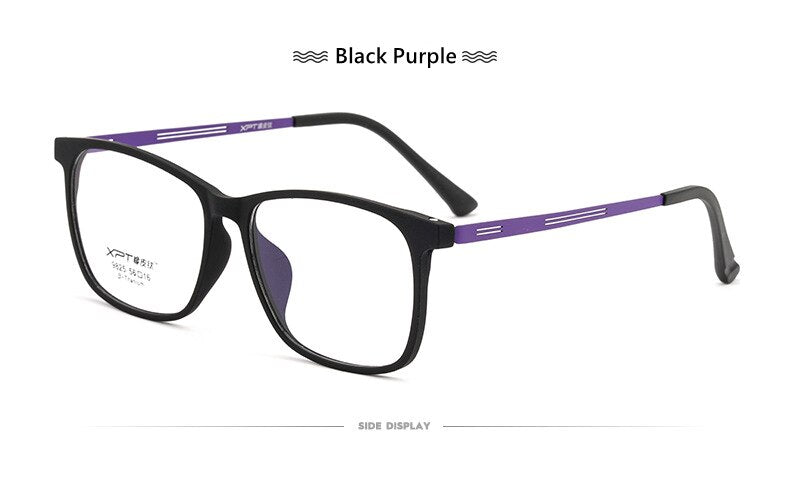Yimaruli Men's Full Rim Titanium Square Frame Eyeglasses 9825 Full Rim Yimaruili Eyeglasses